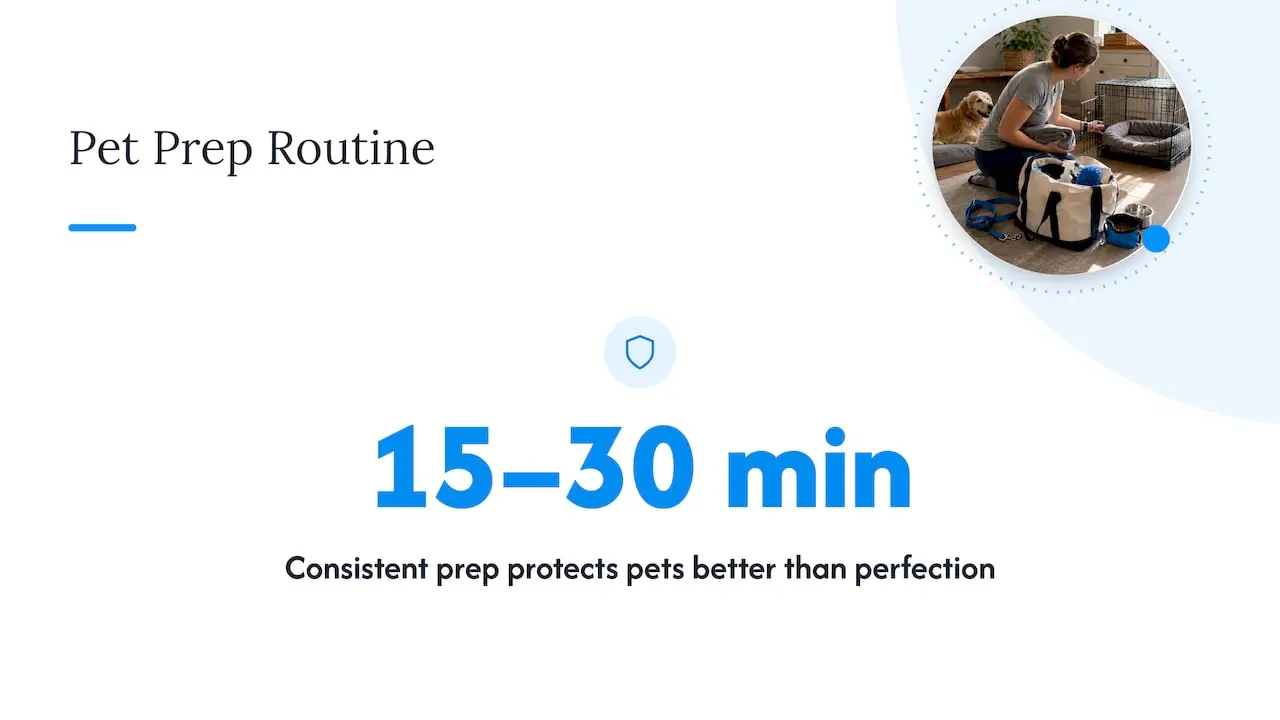 A Realistic Take on Prepping Pets for Cleaning Day — overview diagram