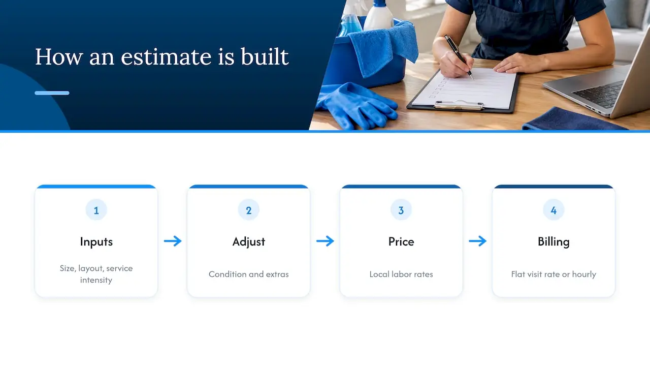 Factors that shape a cleaning estimate